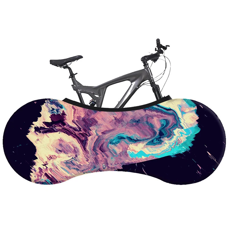 Wholesale Custom High-quality Indoor Outdoor Cycling Cover Elastic Bicycle Bike Wheel Cover