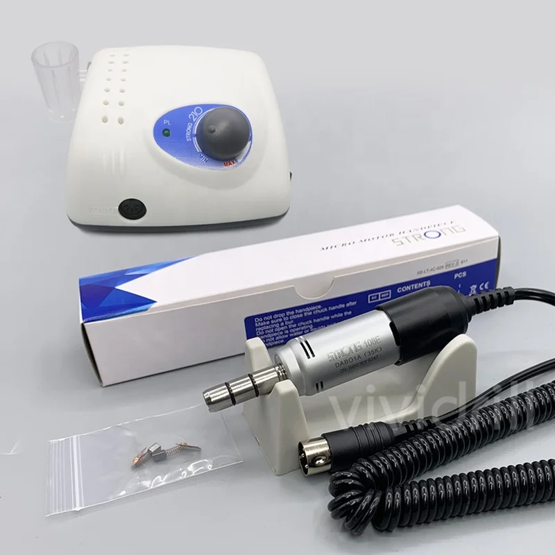 strong 210 108E e type dental micromotor handpiece 35000 rpm OEM private label customized