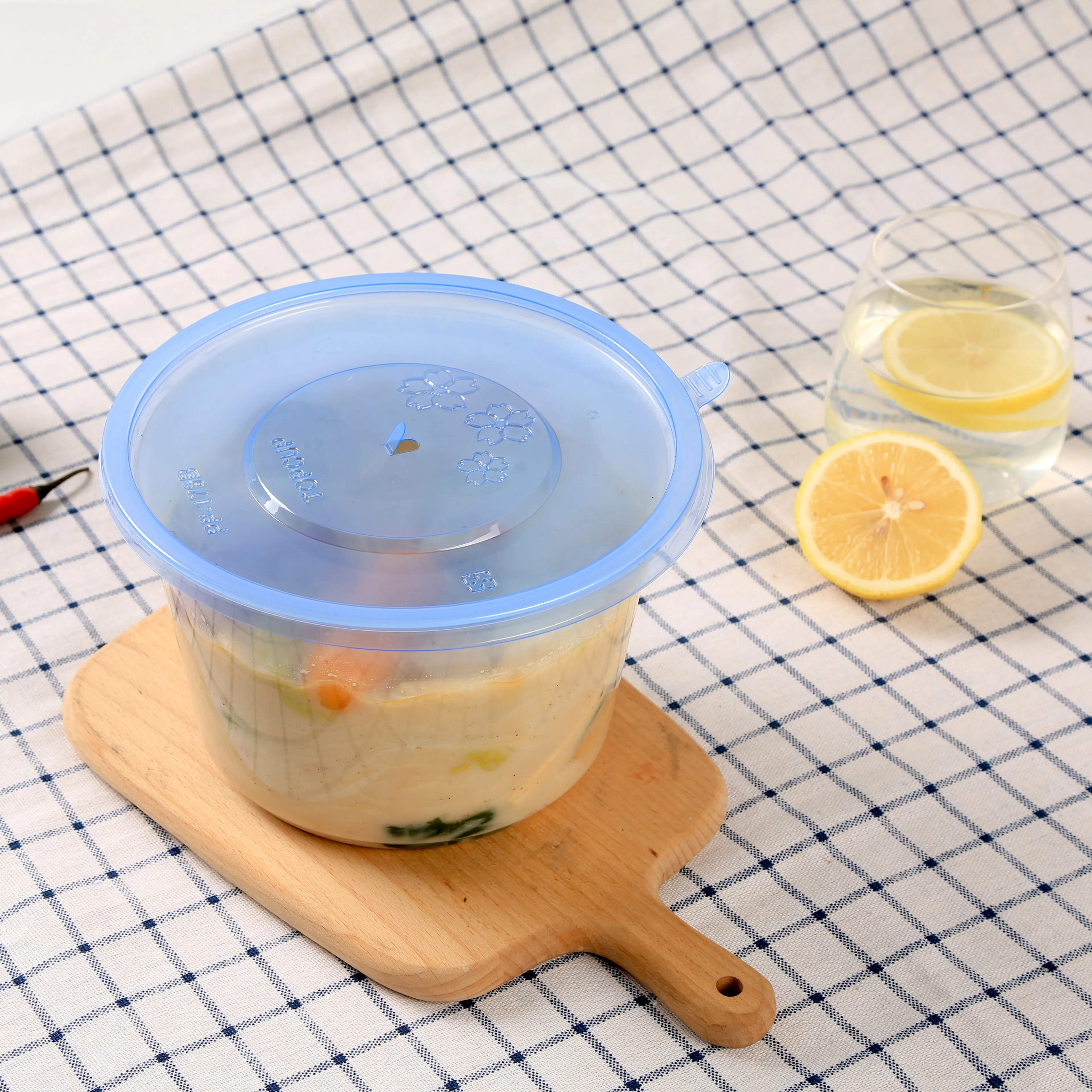 Недорогая упаковка для мяса на рынке, одноразовые контейнеры для обеда, Упаковочная чашка, миска, коробка