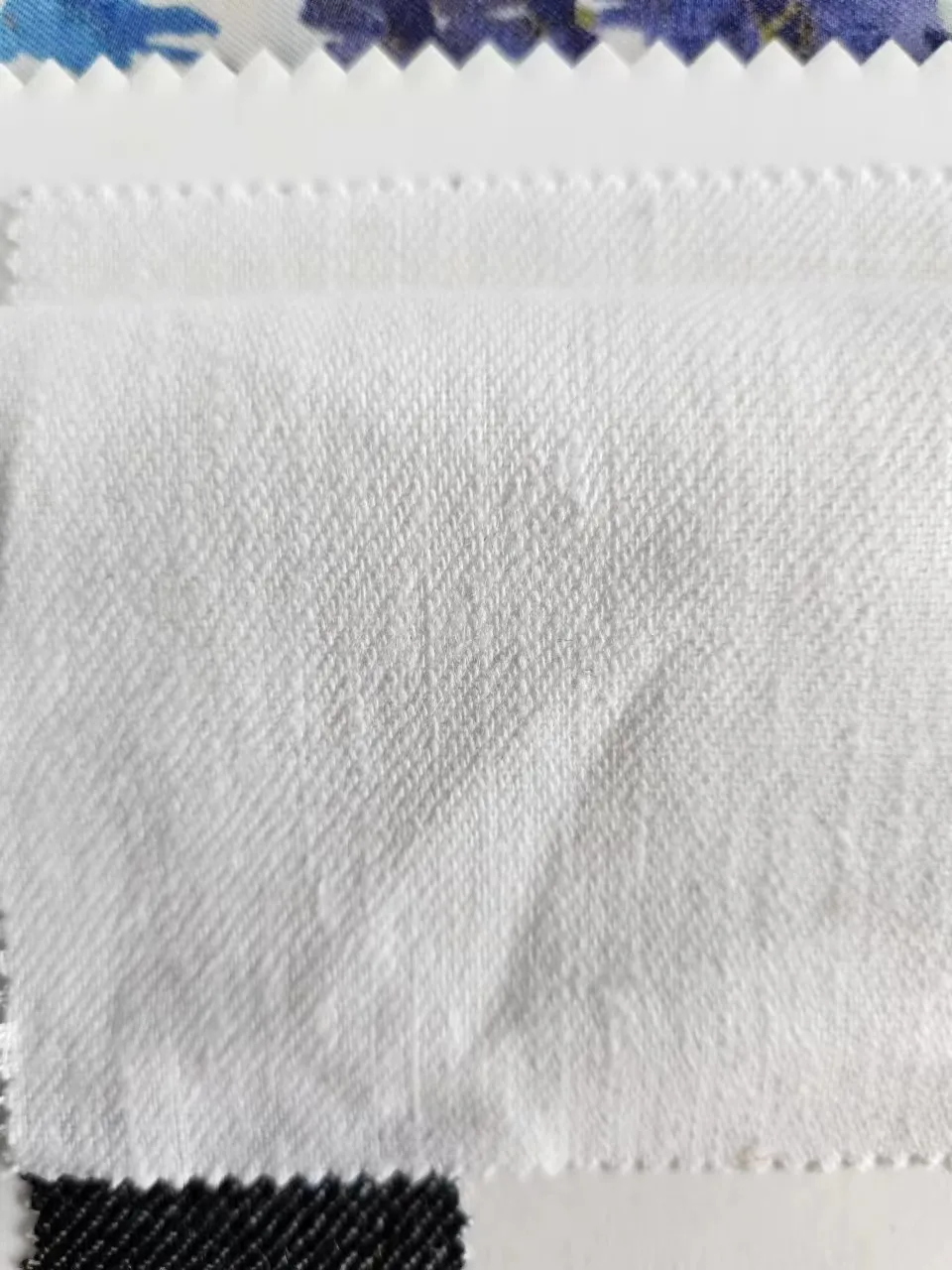 denim linen yarn dyed fabric for high quality clothing