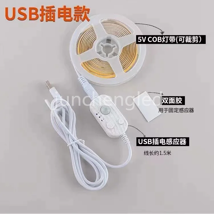 Недорогая USB батарея DC 5 В УФ светодиодная фиолетовая полоса света комплект 2835 черная световая лента KTV для внутреннего освещения