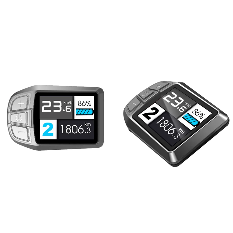 Новый дизайн мощный байк способный преодолевать Броды дисплей KT-LCD8H LCD8S цветной экран 36v 48v 52v Запчасти