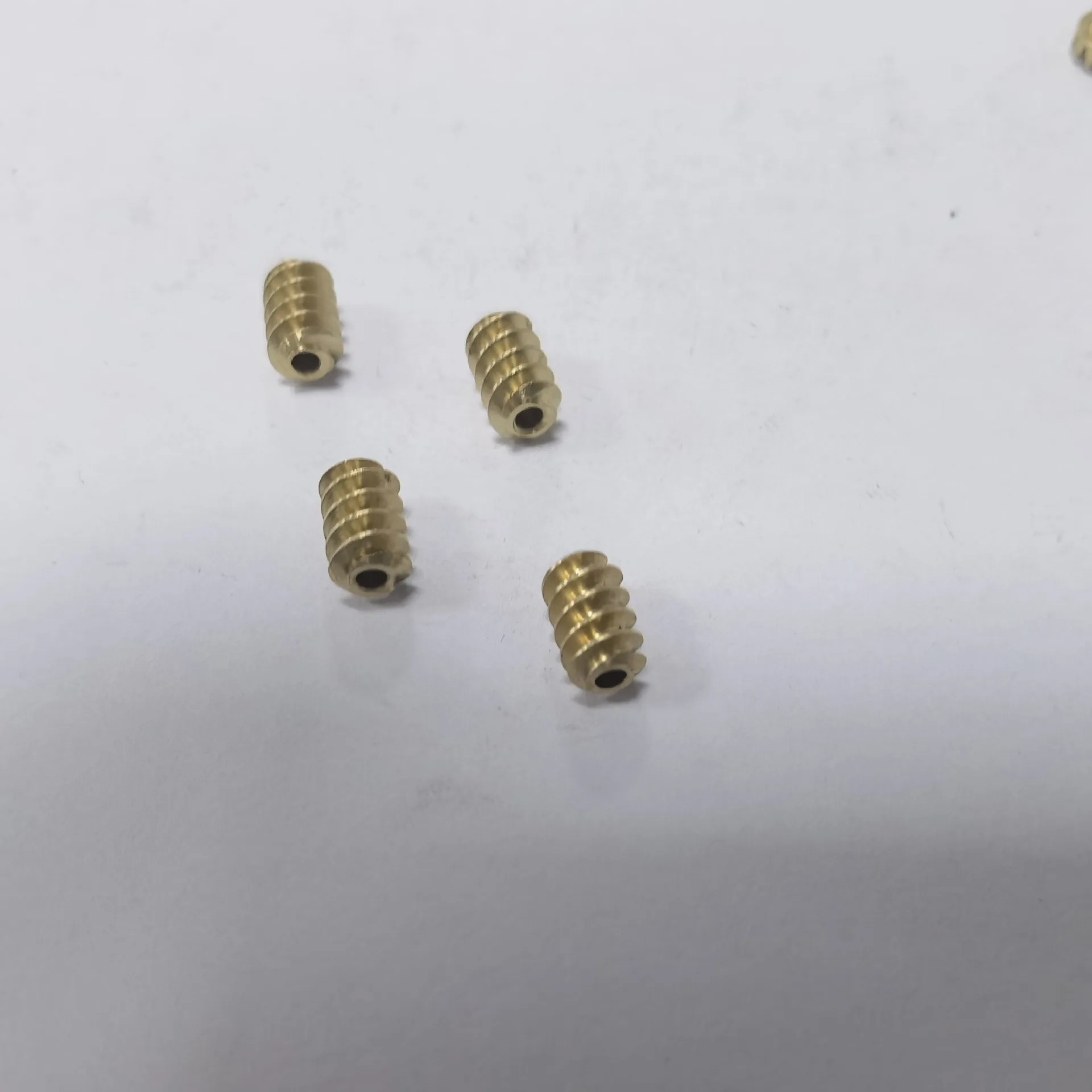 brass worm gear for train model