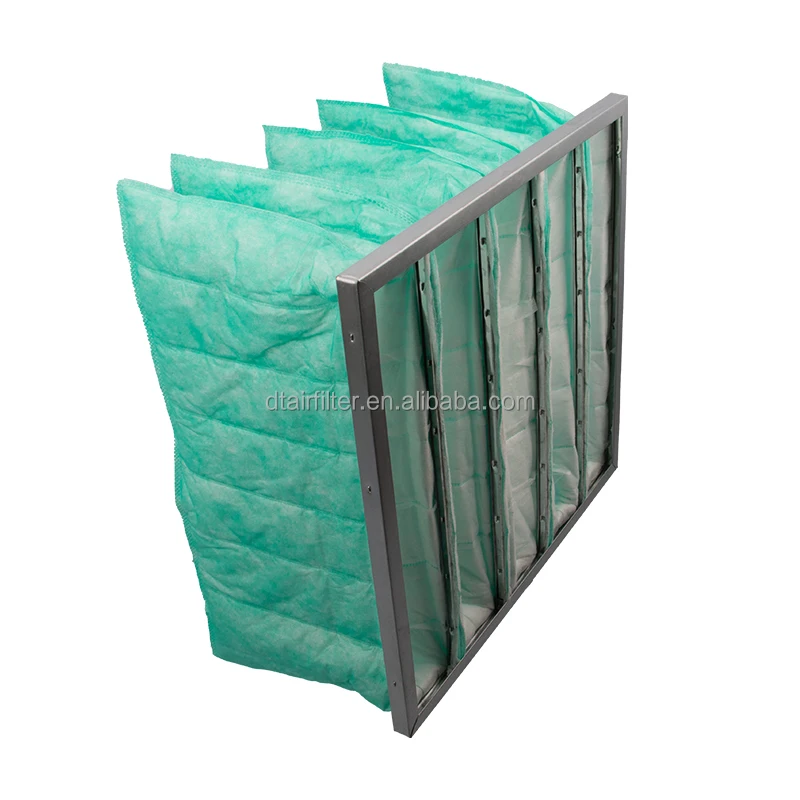 Medium-Efficiency F8/F9 Air Filter Non-Woven Fabric with Air Outlet Filter Screen for Dust Removal and Purification Equipment