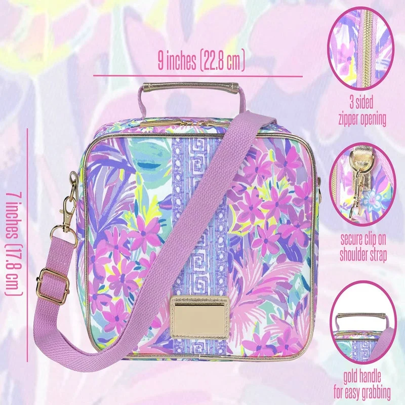 Insulated Lunch Bag Kids Lunch Box Cooler Tote Box Lunch Container for School CANS Keep Your Food Goods Drinks Cold and Hot