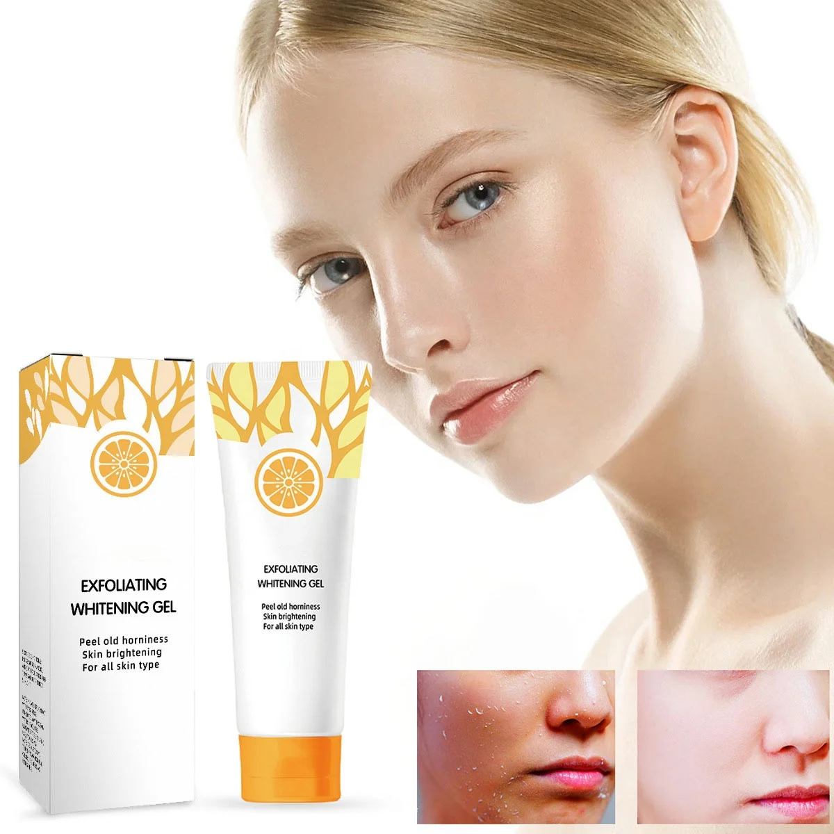 Hot Selling Deep Cleansing Exfoliating Tightening Gel Contain Citrus And Niacinamide  Facial Scrub