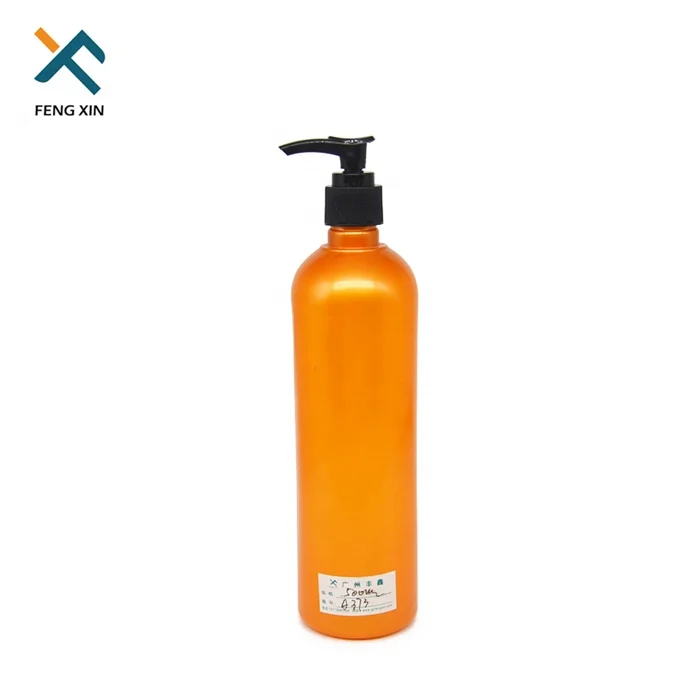 Personal care industrial use shampoo container travel PET bottles plastic bottle with lotion pump