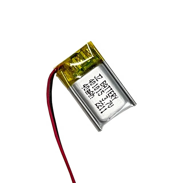 Rechargeable Small 401015  3.7V  40Mah Lithium Lipo Battery For Speaker Wireless Headphones