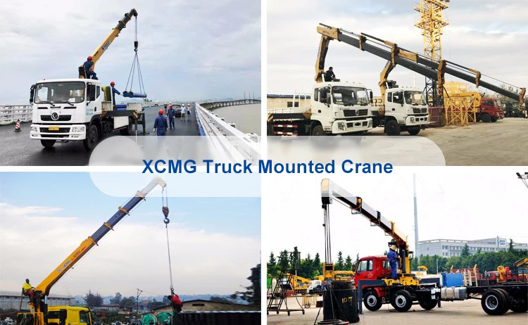 XCMG Official Manufacturer SQ10ZK3Q 10ton new folding-arm truck mounted crane