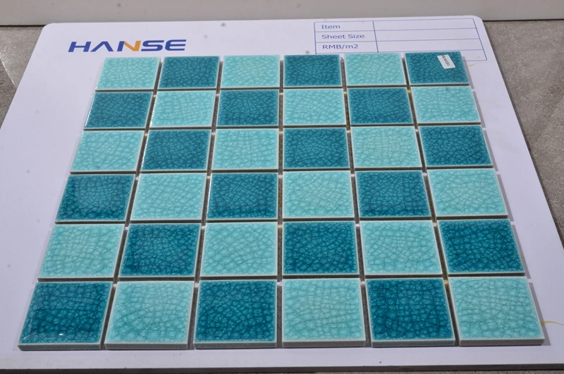 Swimming pool glass mosaic colorful Iridescent tiles Strip Swimming Pool mosaic tile Wall Floor Decoration