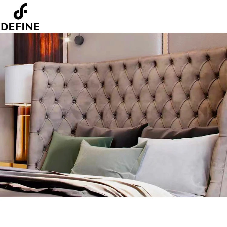 Роскошная дизайнерская мебель для дома, современная мебель для спальни большого размера