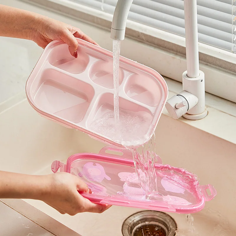 Wholesale food grade material custom plastic bento box for children