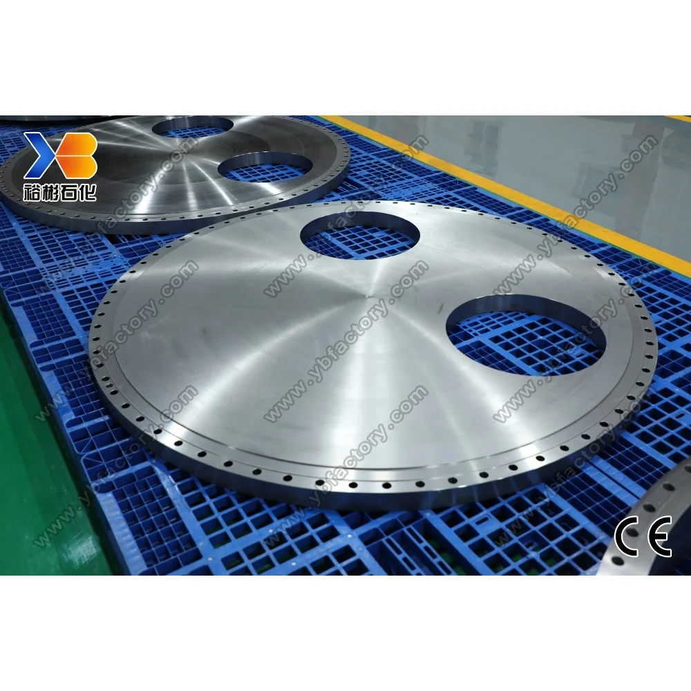 Factory Supply Customized Machining Drilling Forged Plate Flange Precision Channel Cover
