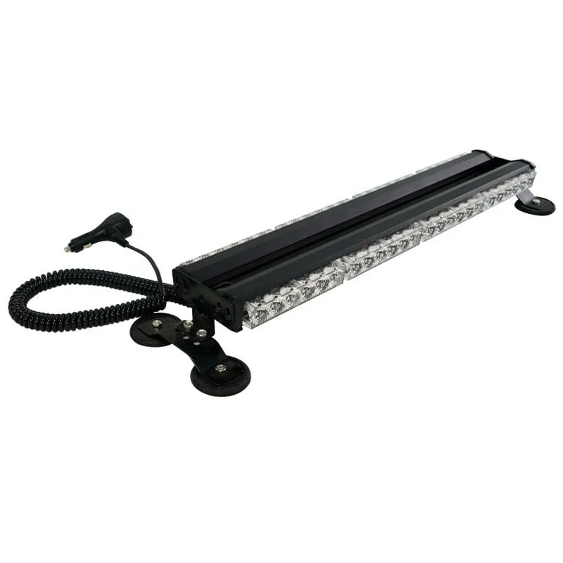 Led Light Bar Red & Blue 90CM Light Bar With Car Charger Magnetic Flashing Bar Amber Leds Single Sided Or Double Sided