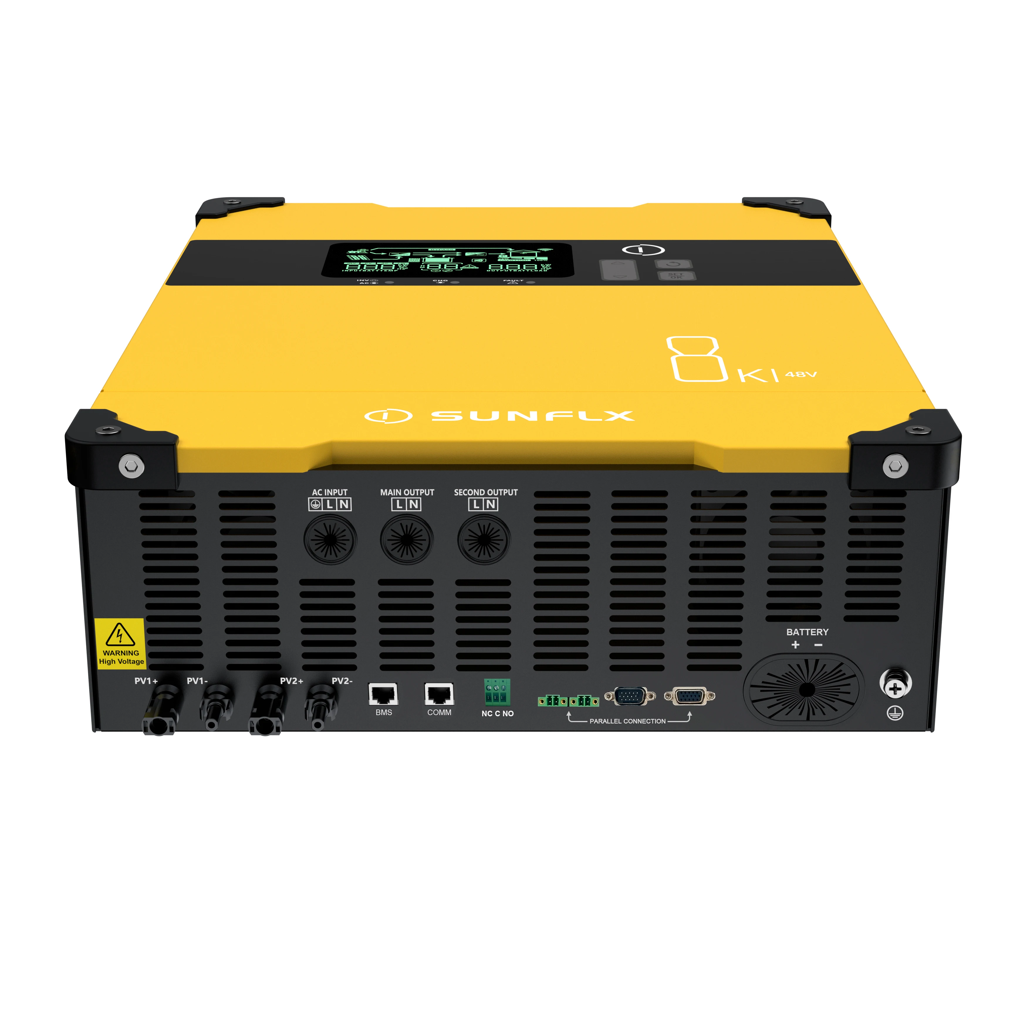 Sunflx Parallel Capacity 48v 3600w 6000W8 000w Off-Grid Storage Inverter with Mppt Controller 6kva 8Kw Inverters Converters