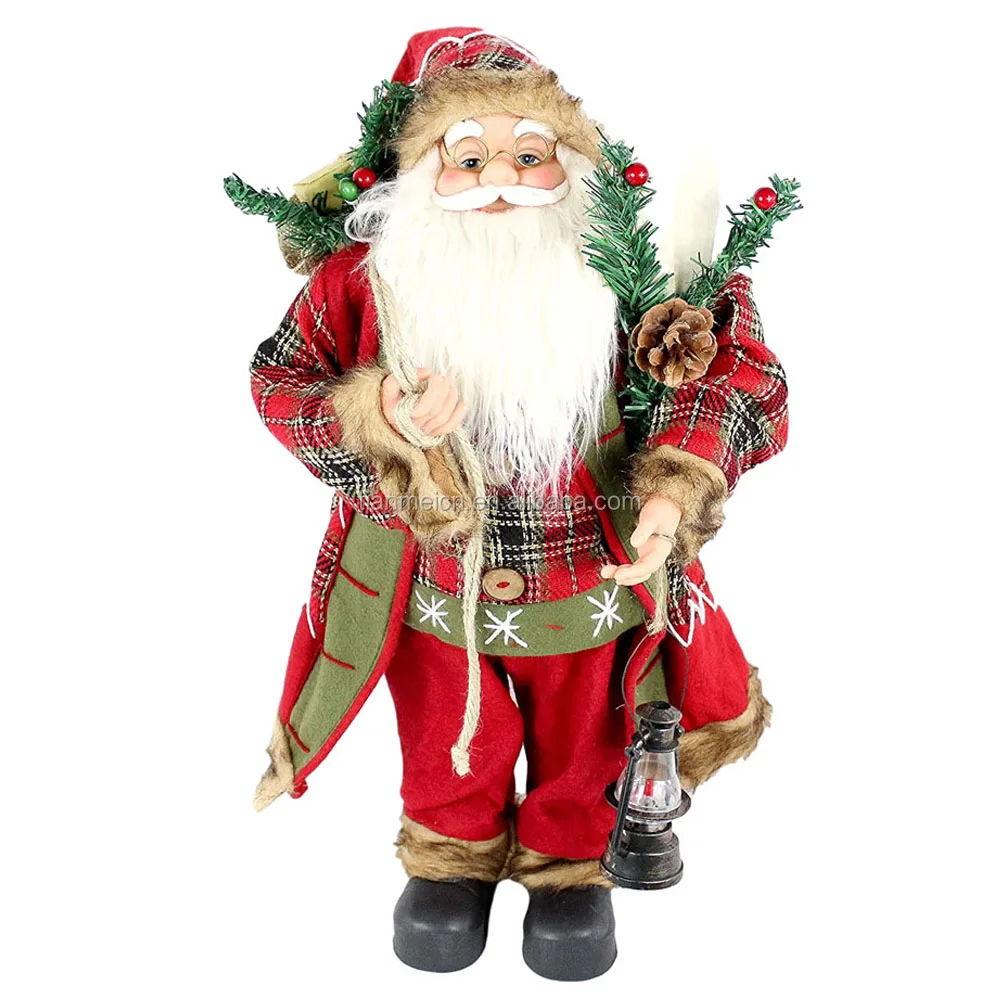 60cm Santa claus christmas decoration sets party showpiece christmas craft supplies decoration for home display navidad
