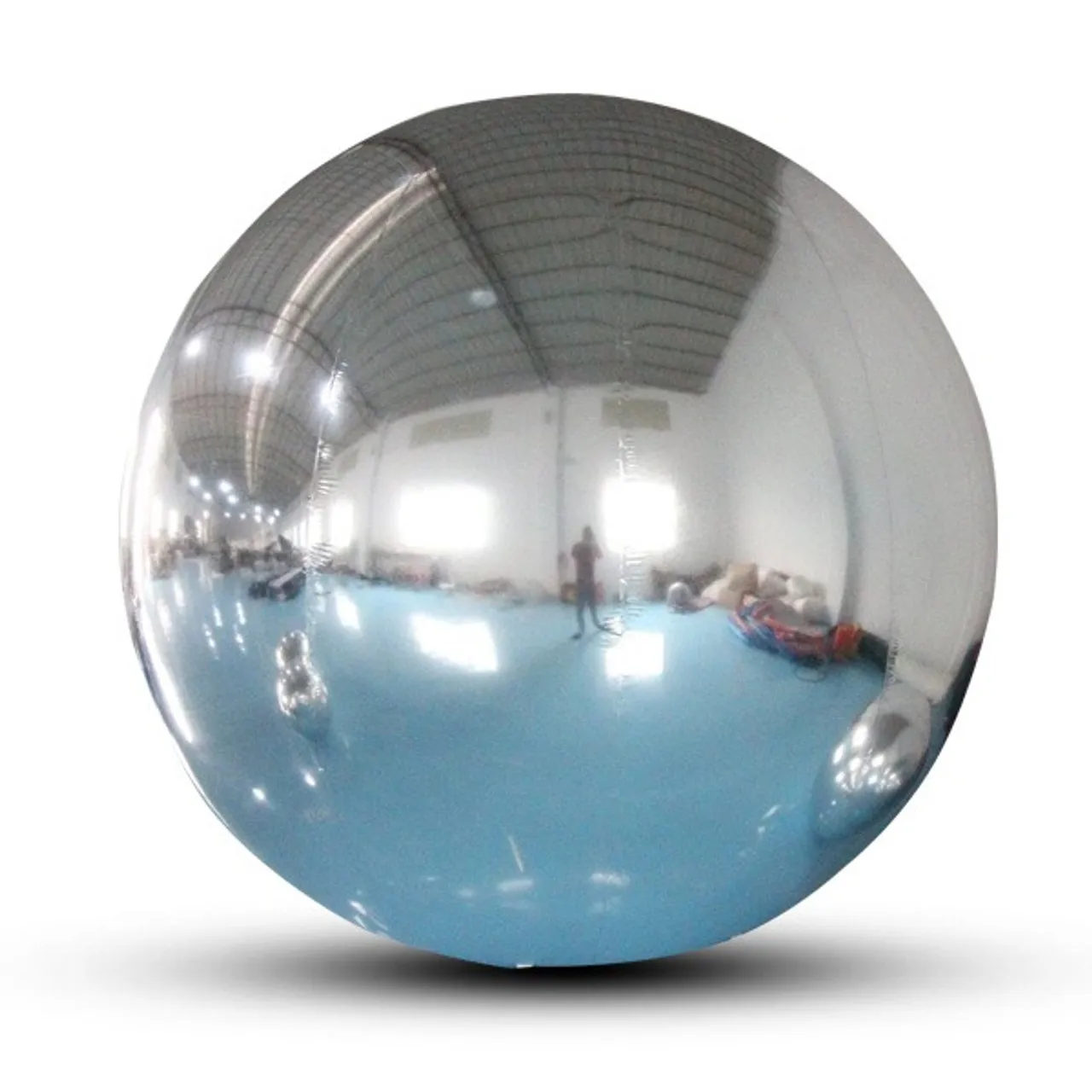Customize Silvery Giant Inflatable Mirror Ball Decoration Inflatable Mirror Sphere Outdoor Mirror Balloon for Party