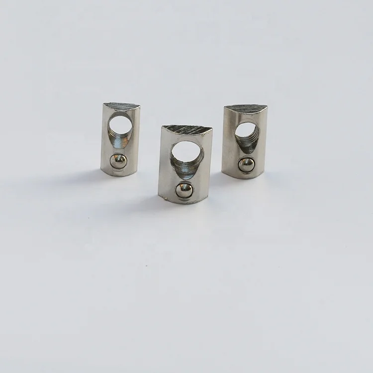 M4 M8 Made in China High Precision Spring T Nuts with ball