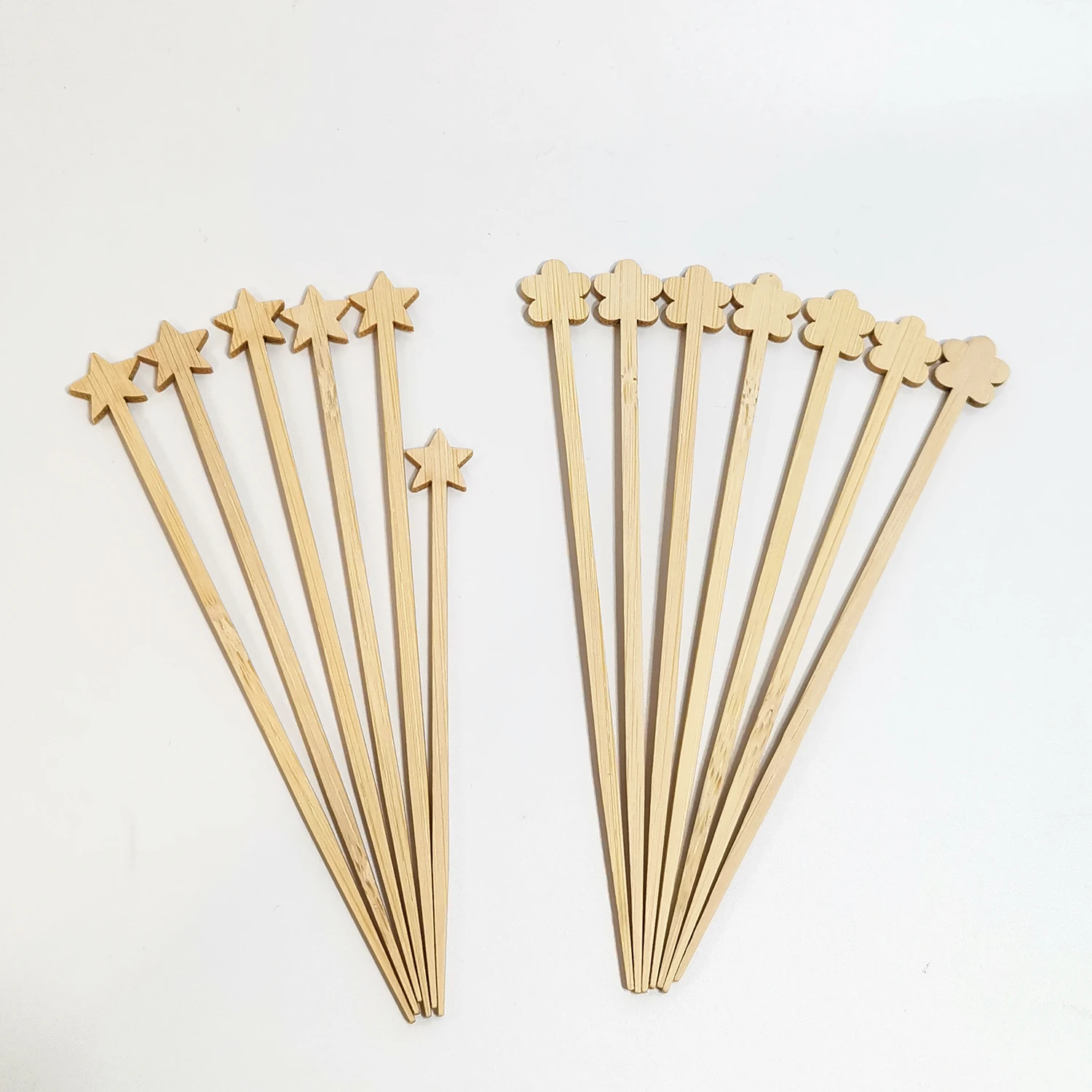 Mini Cartoon Bamboo Stick Cute Spatulas For Food Bamboo Spatula