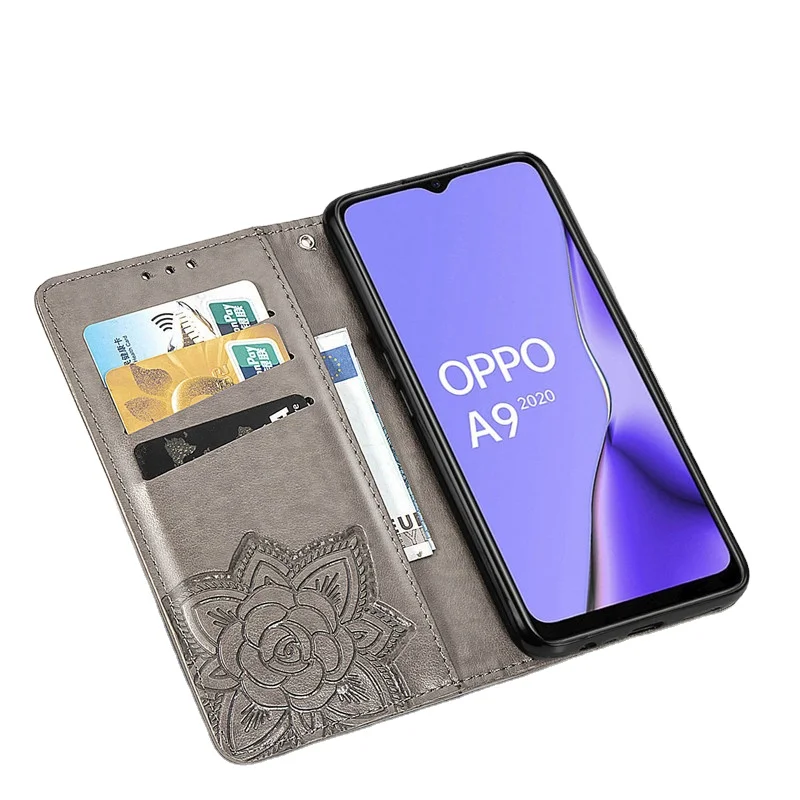 2020 Wholesale Bling Fashion Magnetic PU Leather Filp Wallet Phone Case For OPPO Realme 3/3 pro