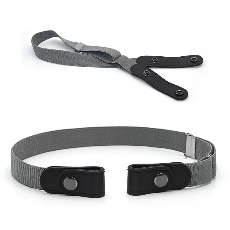 Hot No Buckle Stretch Belt Adjustable No Buckle Waist Belt for Jeans Pants