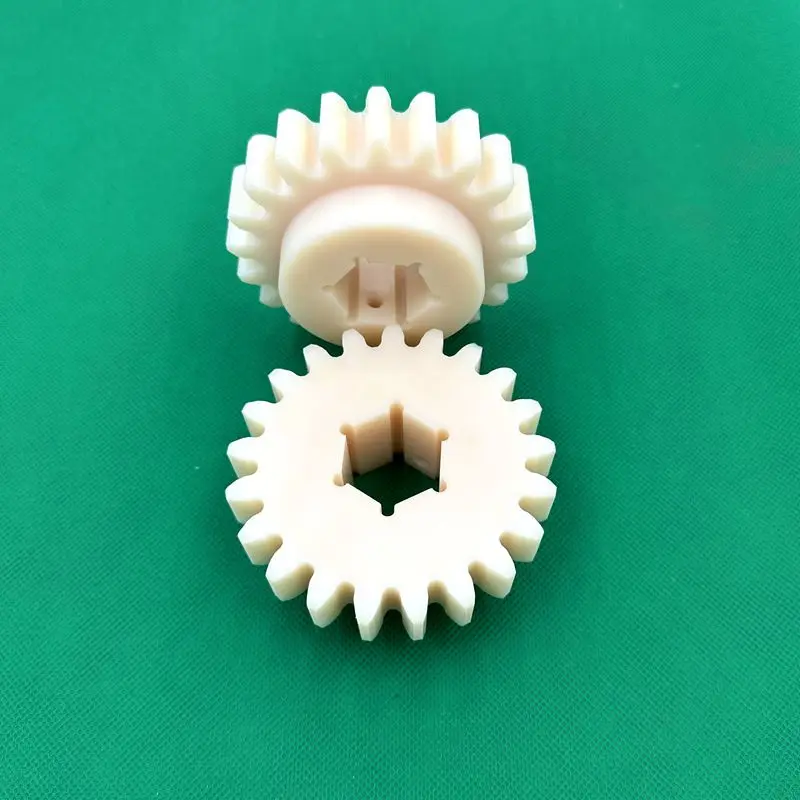 Wear-Resistant Non-Standard Processing Parts Engineering Plastic POM Nylon PTFE PVDF PPS PEEK Guide Sprocket Custom Cutting
