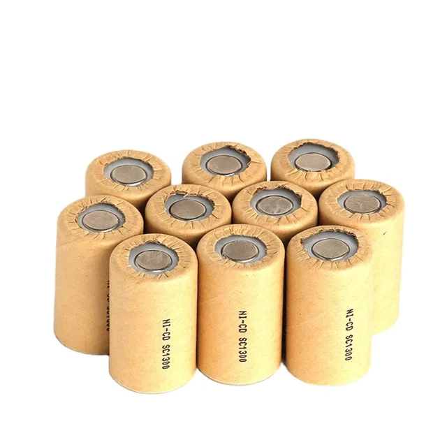 Good Quality NICD battery 1.2V 1300mAh SC Nickel Cadmium sc1300 nicd batteries