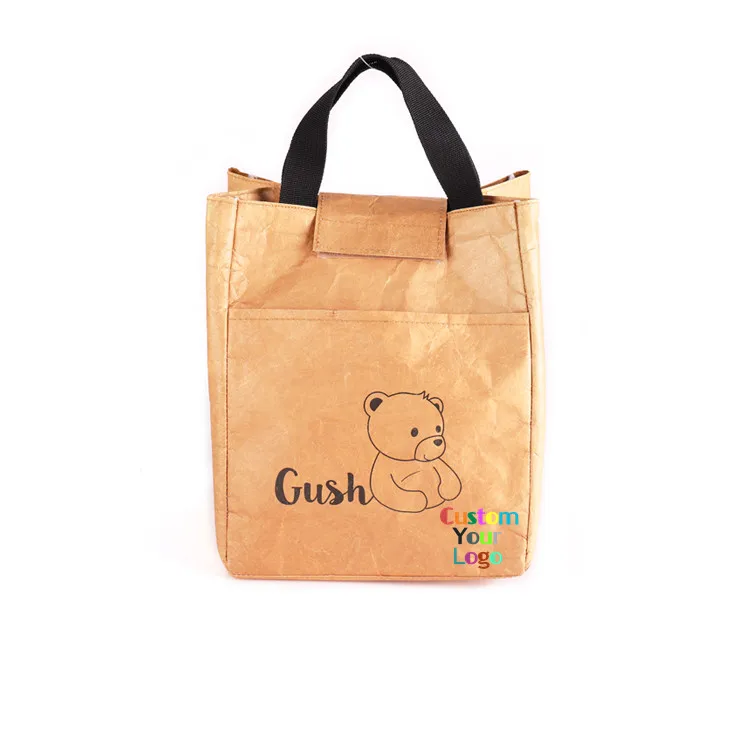 Widened Thickened Handle High Reflectivity Diffuse Reflectance Ultraviolet Resistance Tableware Tote Insulated Pack Lunch Bag