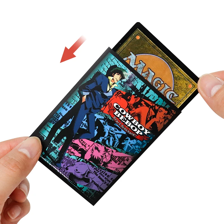 Matte Back Glossy Front CUSTOM TRADING CARD SLEEVES