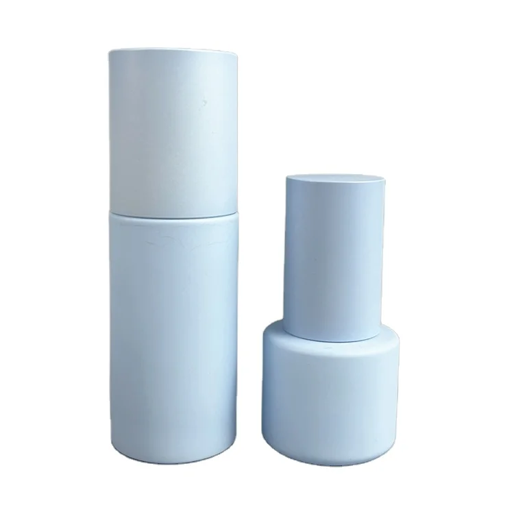 factory Luxury 15ml 30ml 50ml Forst Blue Skincare Cosmetics Face Cream/lotion Glass Essential Oil Bottles Cosmetic Bottle