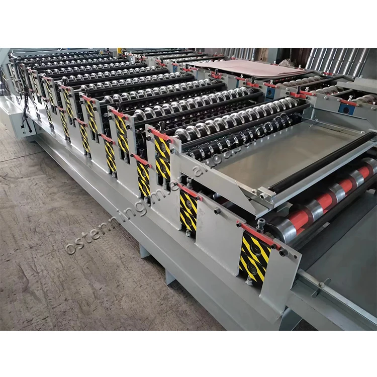 Double Layer Corrugated Profile Steel Roofing Sheet Roll Forming Machine