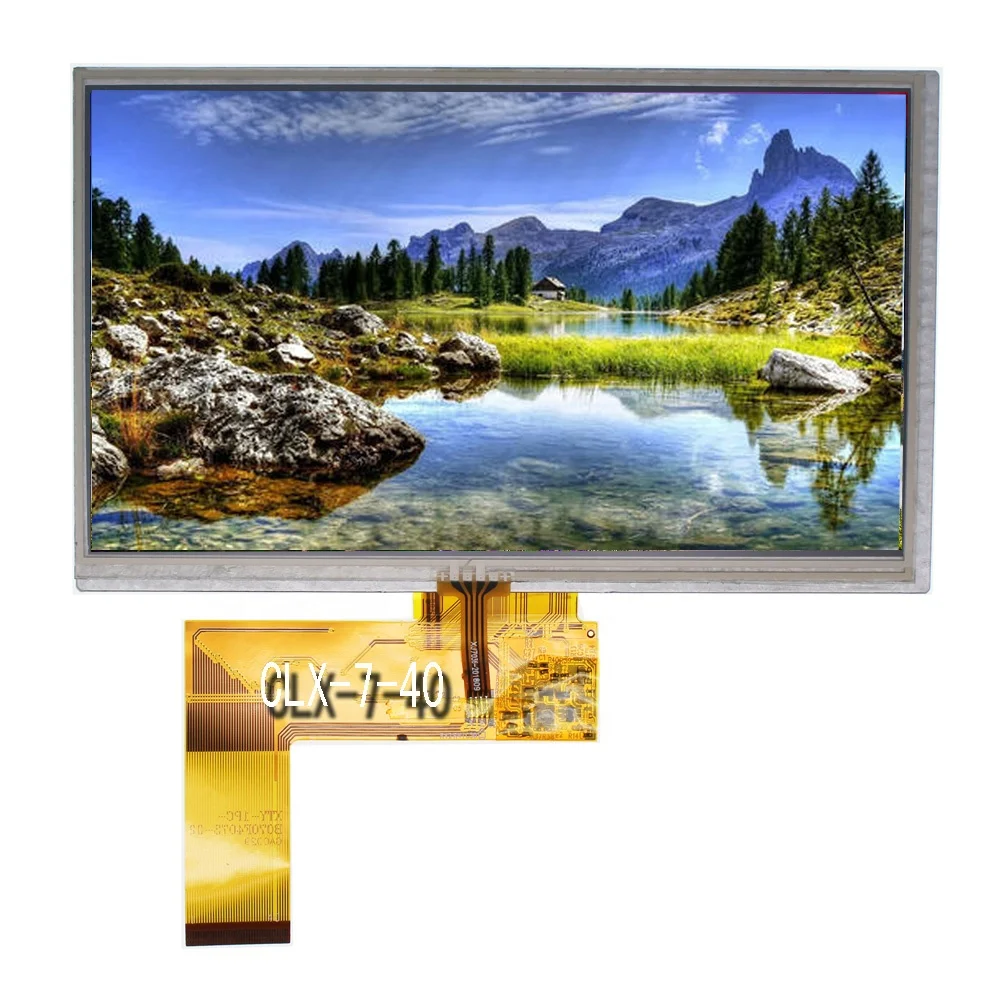 WITH Resistance TOUCH PANEL 7 inch TFT RGB 40PIN 800X480 LCD DISPLAY SCREEN MODULE