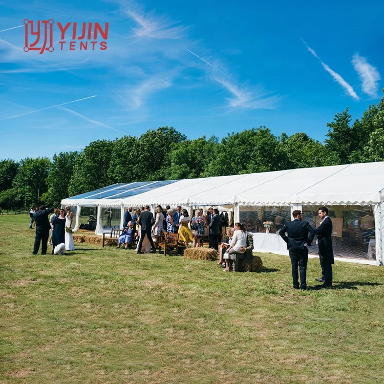 Large white outdoor 15 x 20 15 x 50m marquee wedding party tent for wed