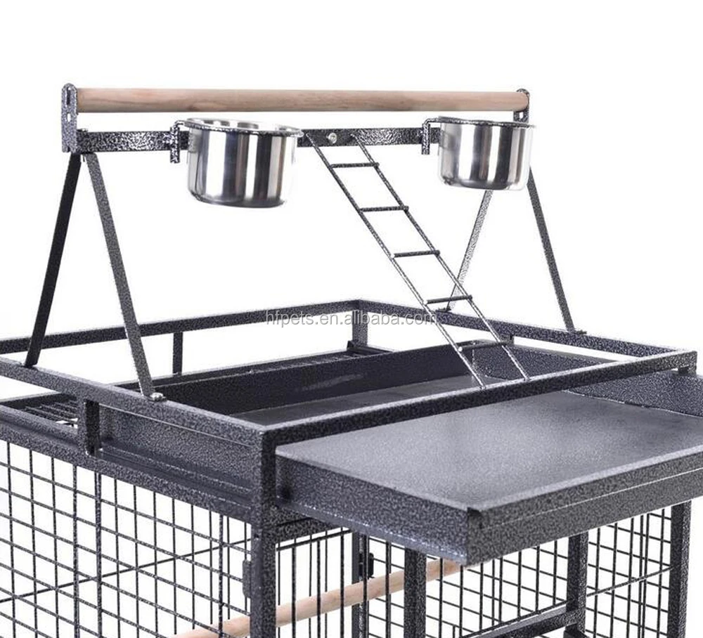 
High Quality Playtop Cheap Strong Metal Large Parrot Cage /Bird Cage African Grey 