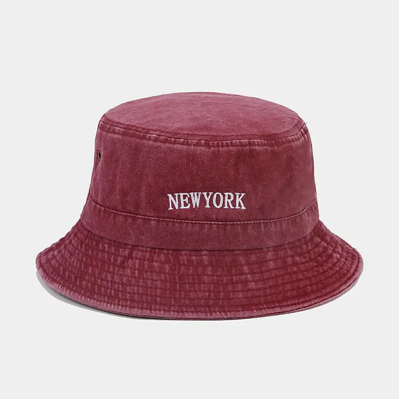 Oem Custom Logo Outdoor Fisherman Gorras Printed Adjustable Distressed bucket hat men winter