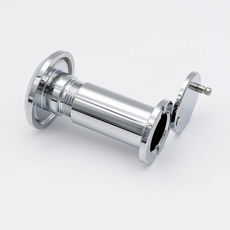 220-degree Solid Brass Peep Holes for Door with 16mm Drill Bit Hotel Door Viewer Peephole with Cover for 35-55mm Doors