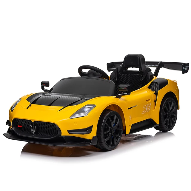 2024 new electric vehicle for kids with remote control 12v 24v rubber wheel licensed cars for kids to drive