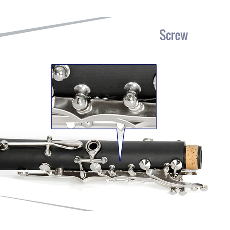 Melen Professional Play Bakelite Turkish 17 Key Soprano B-Flat Clarinet