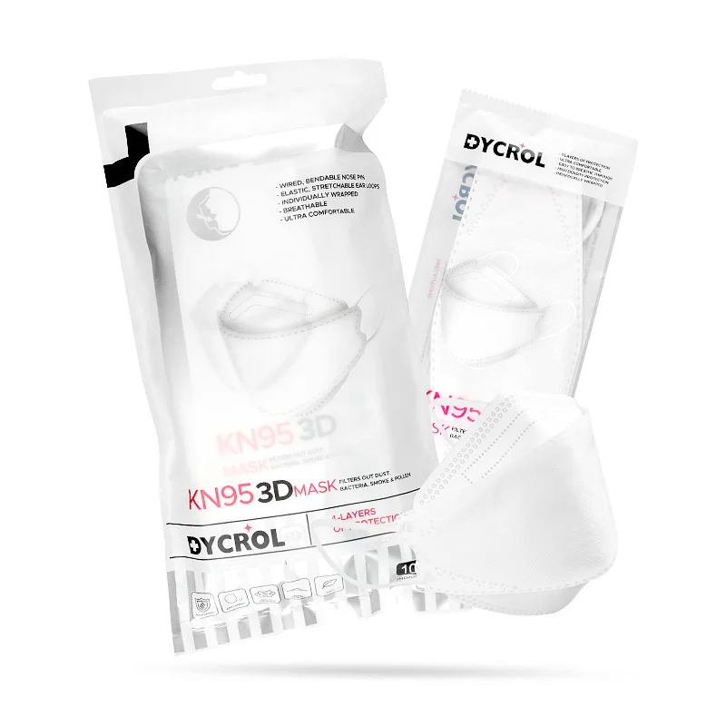 DYCROL 3D KN95 маска в форме рыбы с двойной нетканой