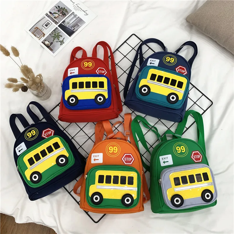 New Customize Design Cute Cartoon Cars School Bag Kids School Bag for Primary School