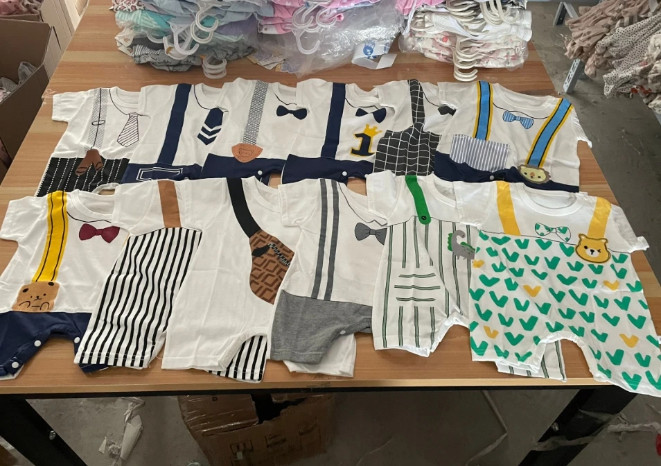 Baby romper clothes cotton flat print pattern bodysuit for onesie baby clothes 0-24M infant sleeper