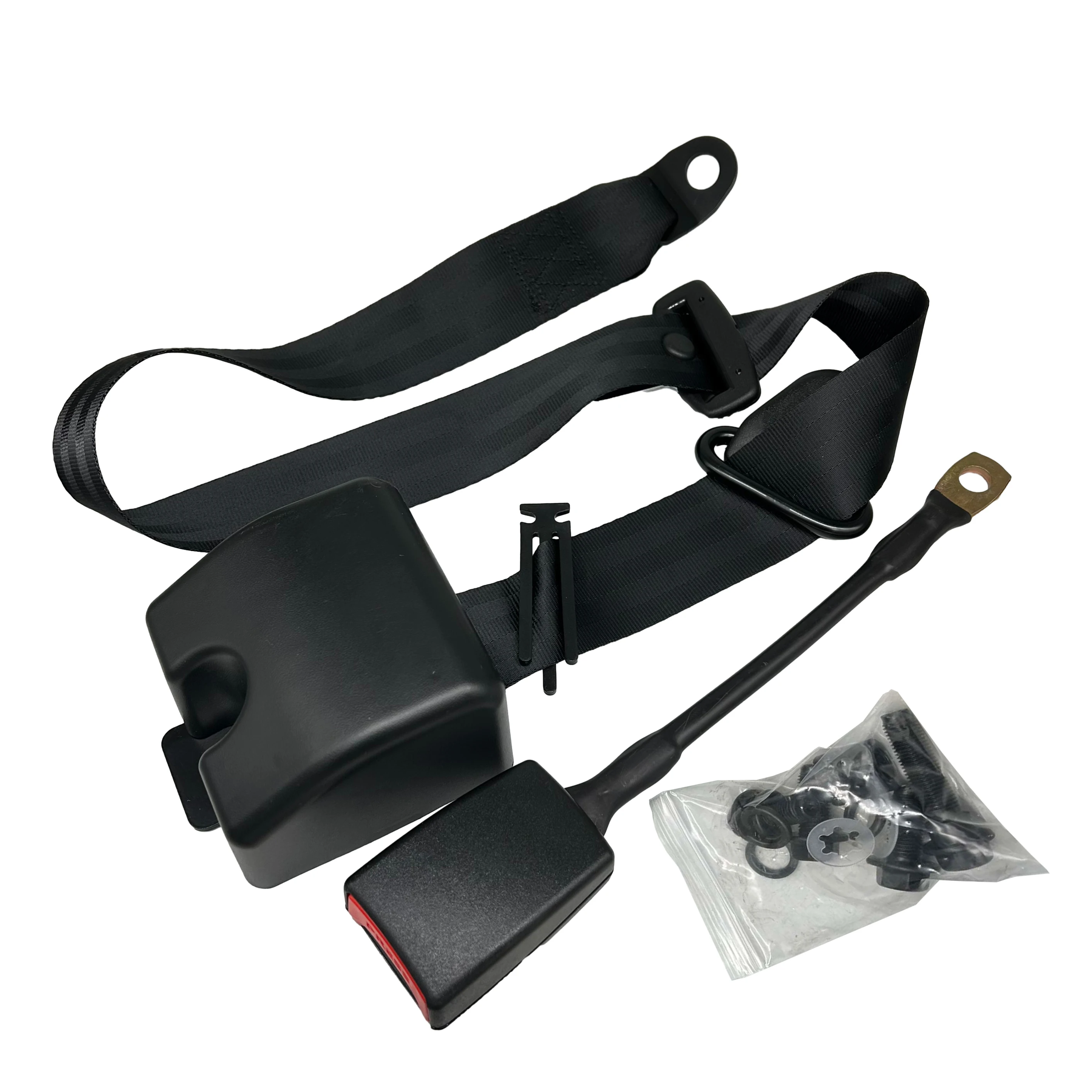 3 Point Retractable Car Safety Seat Belts Lap Safety Belt Seatbelts With Buckle