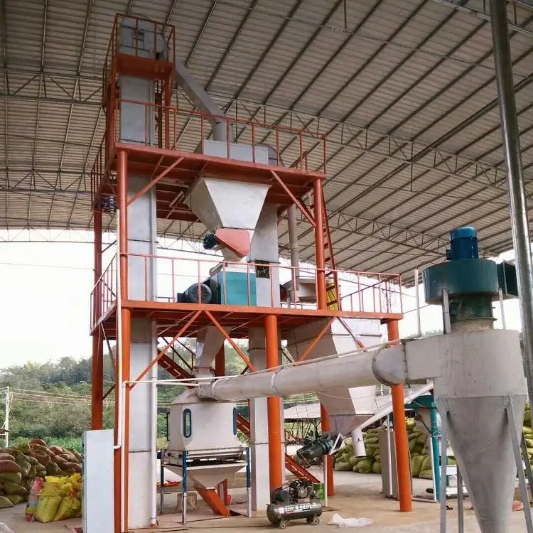 1000-3000KG/H Animal Rabbit Fodder Pellet Press Machine Cattle Feed Processing Plant Chicken Feed Making Machine Poultry line