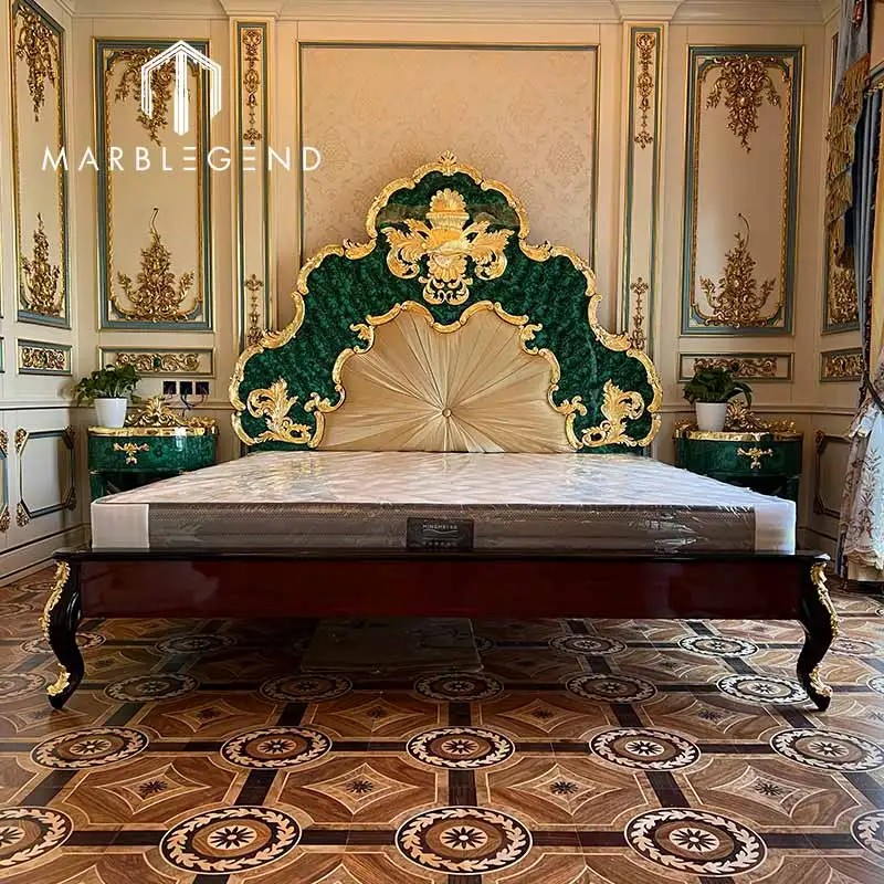 Bespoke luxury french furniture king size bedroom sets furniture royal luxury palace master bedroom furniture for sale