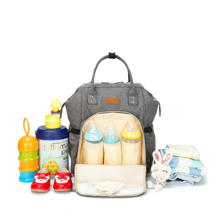 
Factory sale low moq changing nappy pad tote backpack baby diaper mami bag 