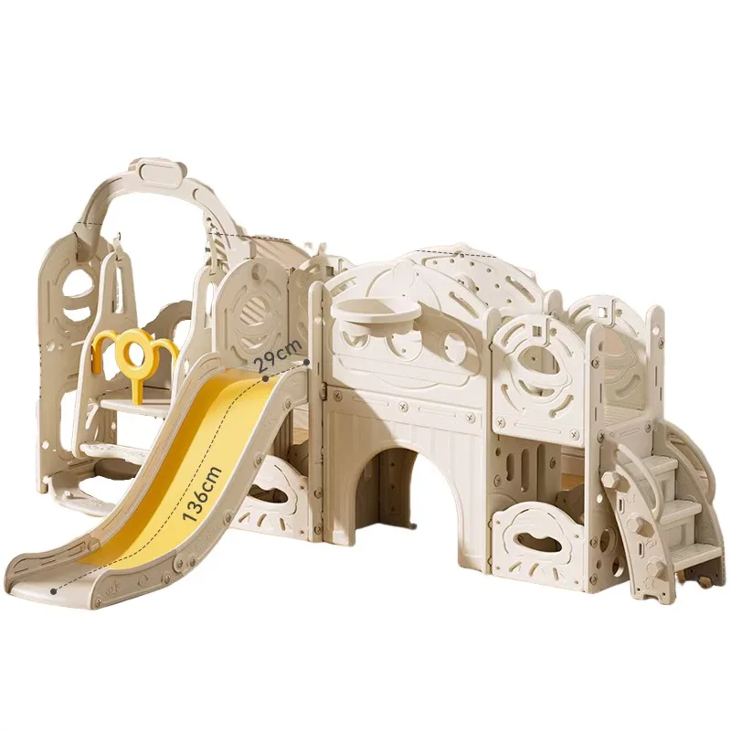 Indoor Play House Plastic Sliding Toys  Children Sliding And Swing Plastic Slides For Children