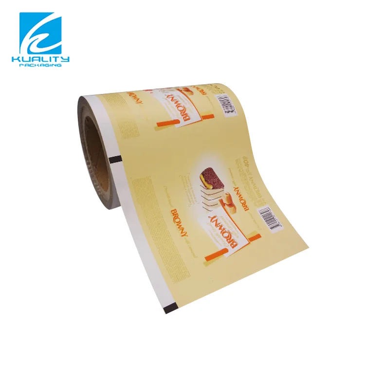 Custom Print Plastic Foil Laminated Heat Sealable Flexible snack Food Packaging Materials Roll Stock Film