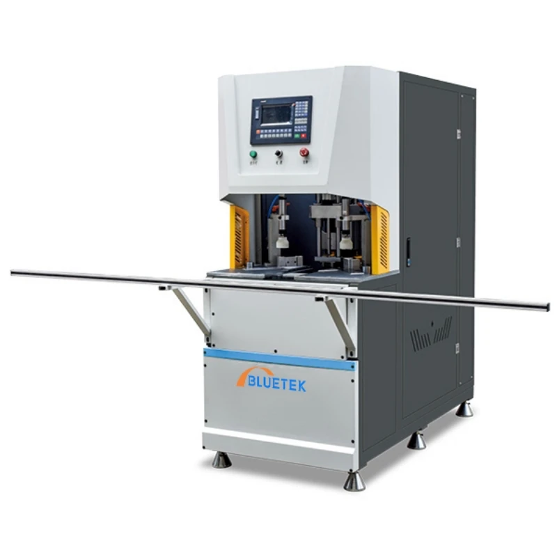 China BLUETEK 6 Cutters CNC UPVC Corner Cleaning Machine Price
