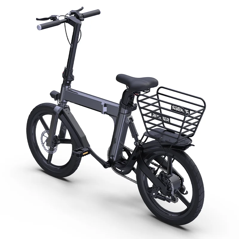 2024 New Style Adult Electric Fat Tire Bike E Bicycle 20inch 500w Rechargeable Electric City Bike