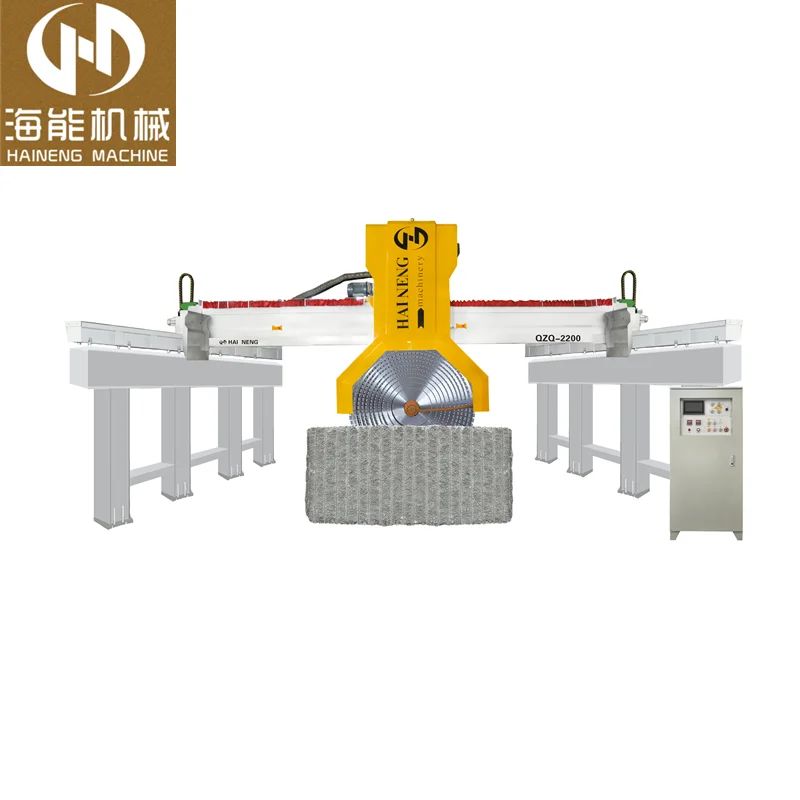 Combined Block Cutting Machine Guide Column Type  PLC system suit granite and marble block with high value